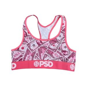 BNWOT PSD WOMENS PINK MONEY BRA